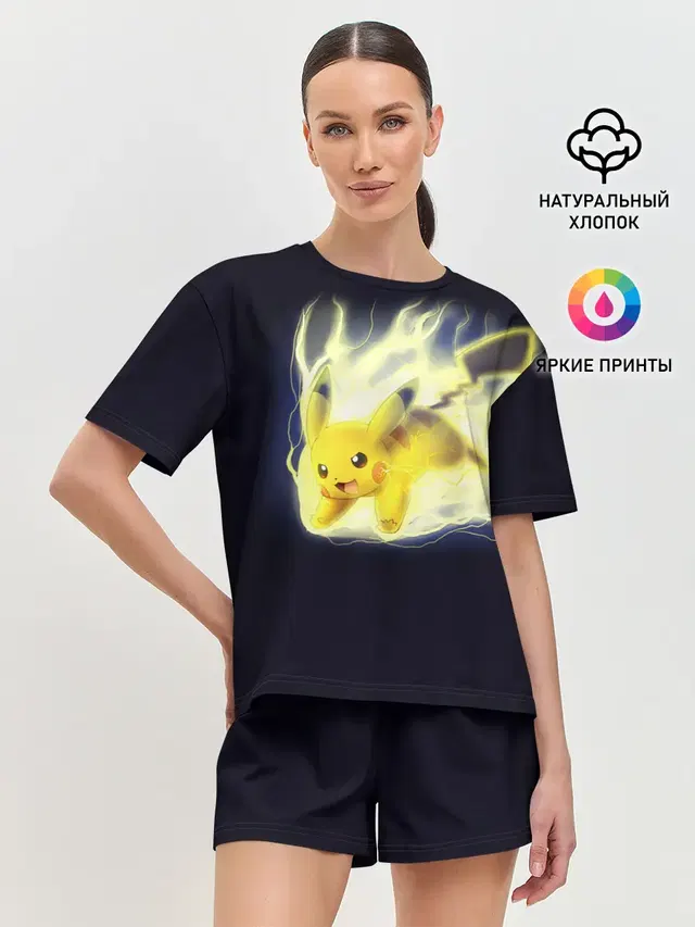 Женская пижама с шортами