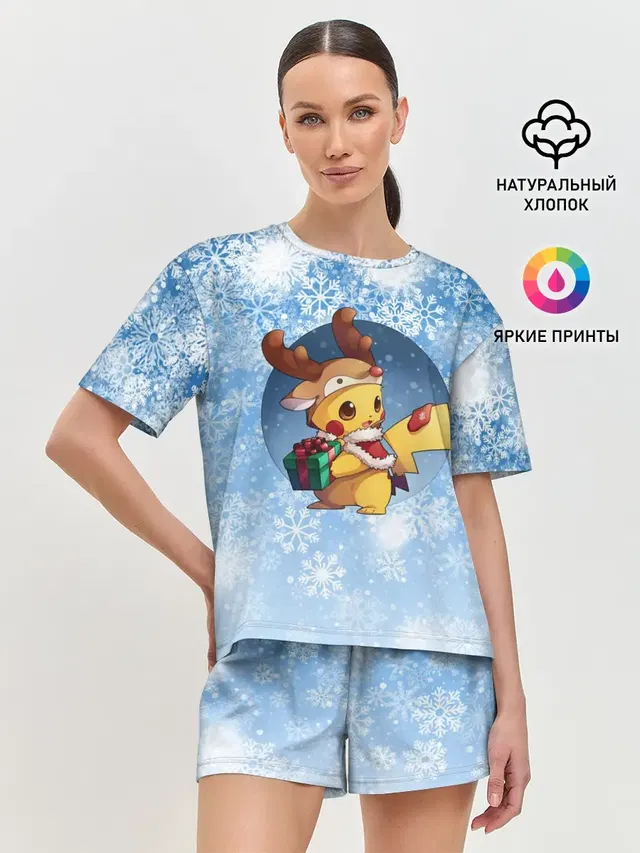 Женская пижама с шортами
