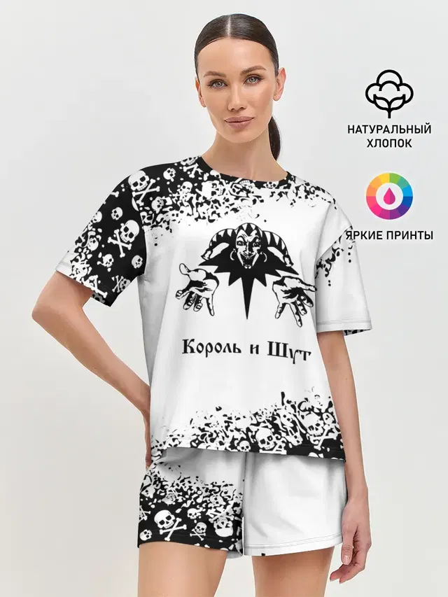 Женская пижама с шортами