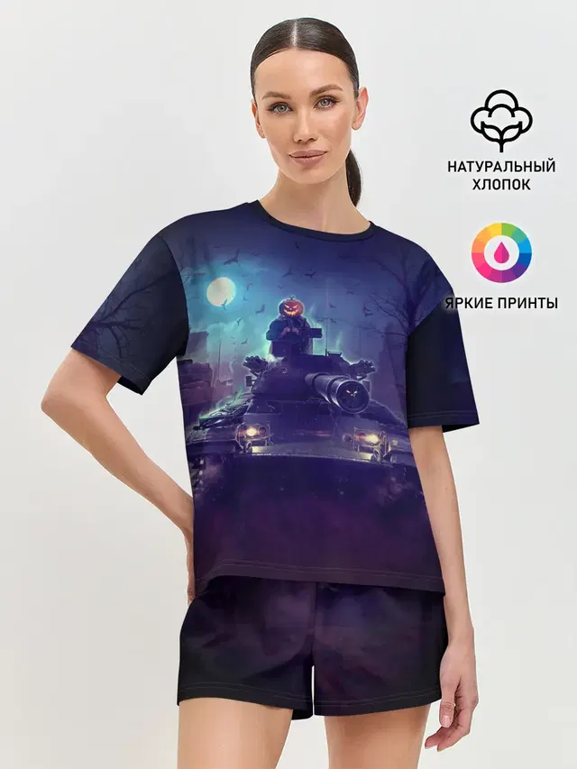 Женская пижама с шортами