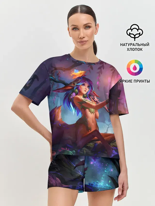 Женская пижама с шортами