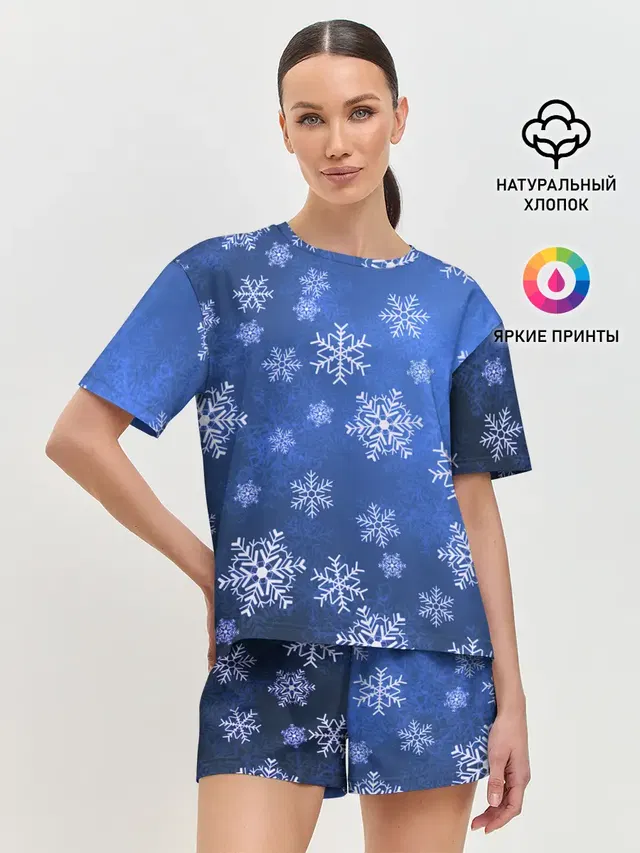 Женская пижама с шортами