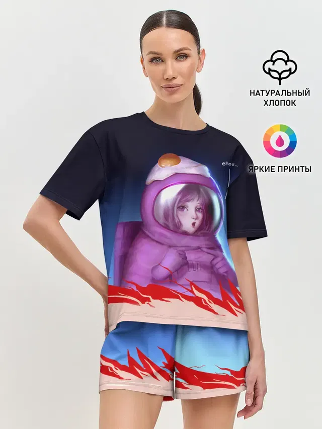 Женская пижама с шортами