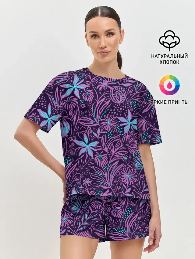 Женская пижама с шортами