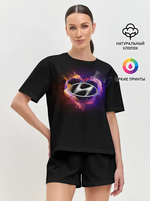 Женская пижама с шортами