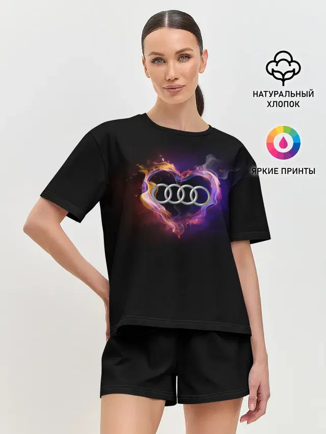 Женская пижама с шортами