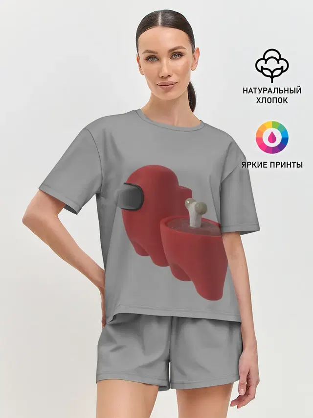 Женская пижама с шортами