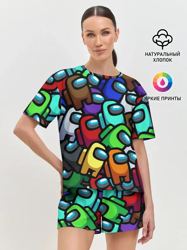 Женская пижама с шортами