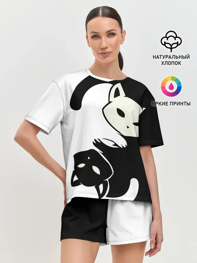 Женская пижама с шортами