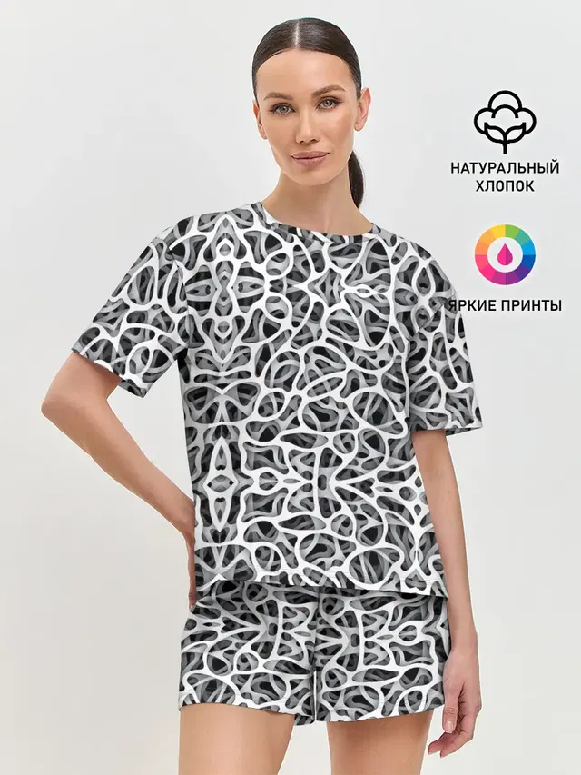 Женская пижама с шортами