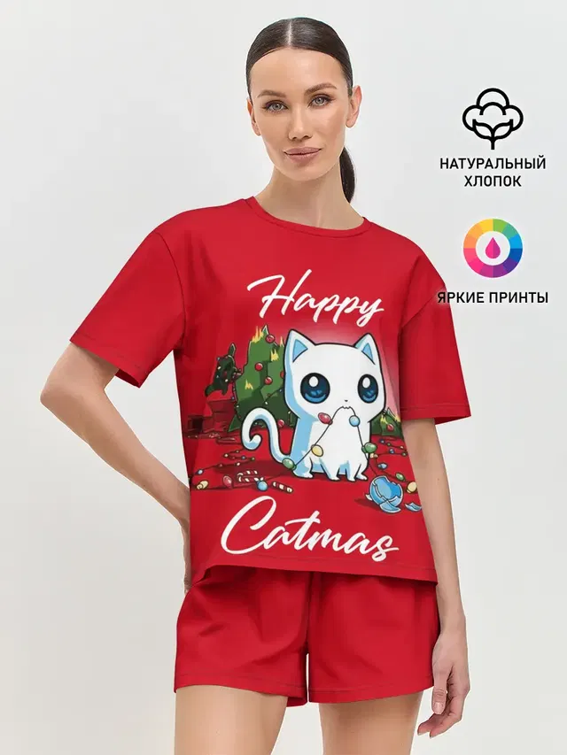 Женская пижама с шортами
