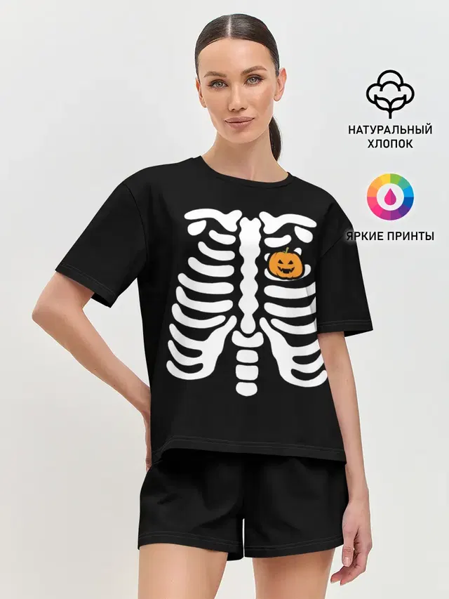 Женская пижама с шортами