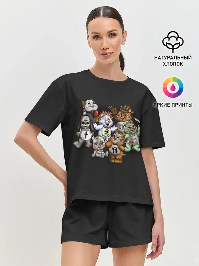 Женская пижама с шортами