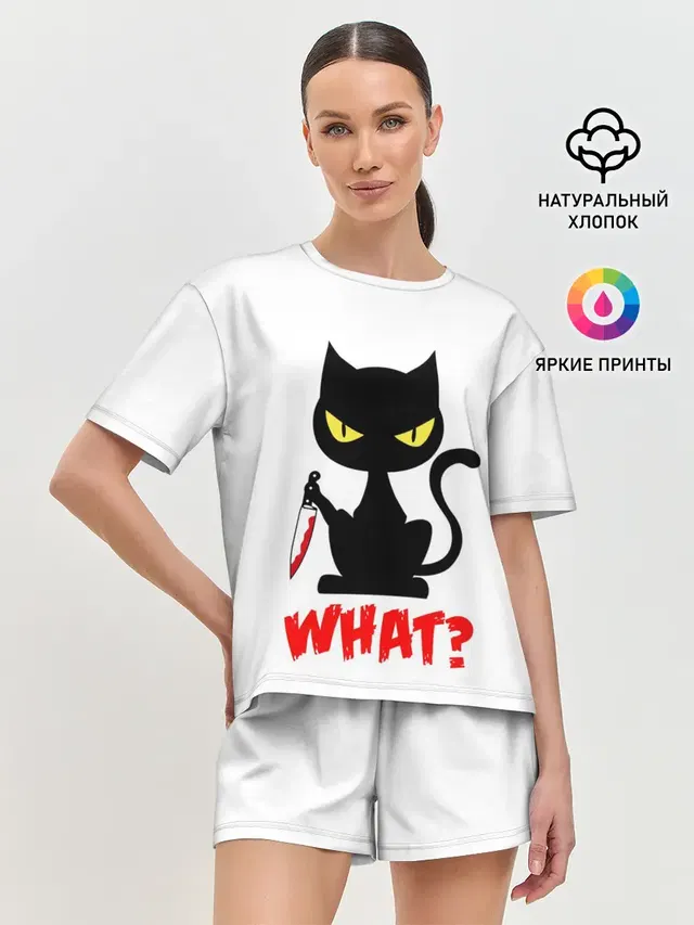 Женская пижама с шортами
