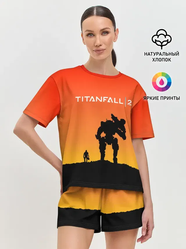 Женская пижама с шортами