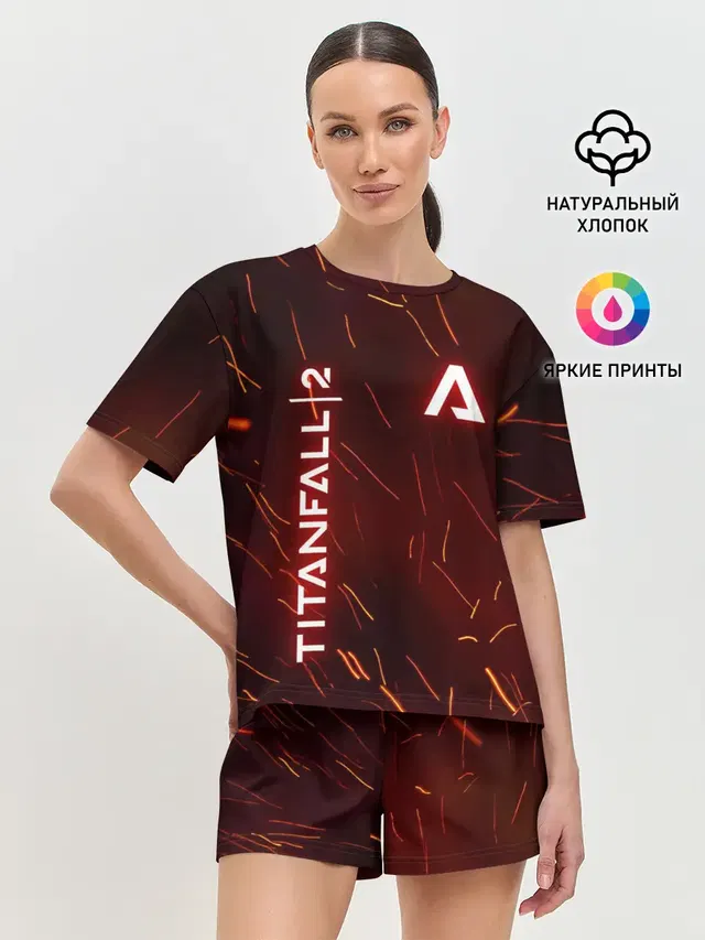 Женская пижама с шортами
