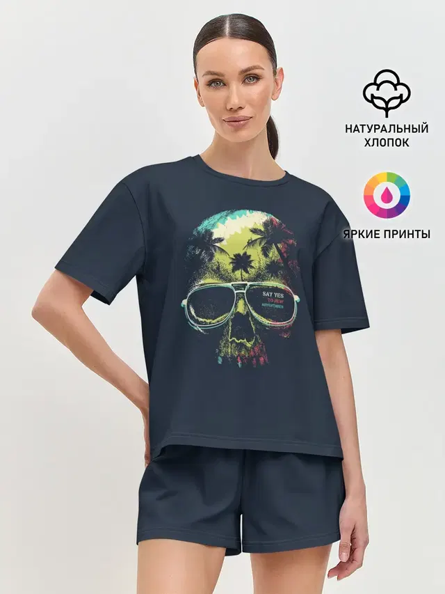 Женская пижама с шортами