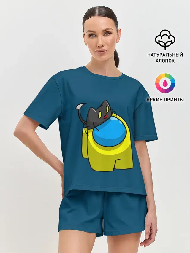 Женская пижама с шортами