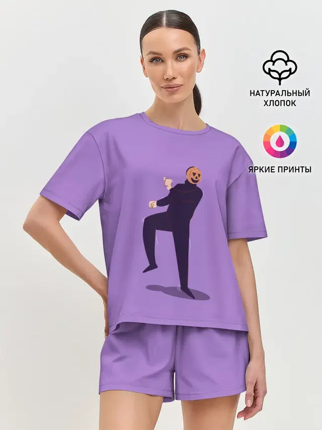 Женская пижама с шортами