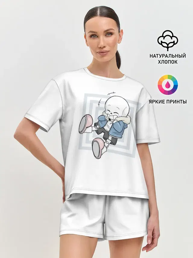 Женская пижама с шортами