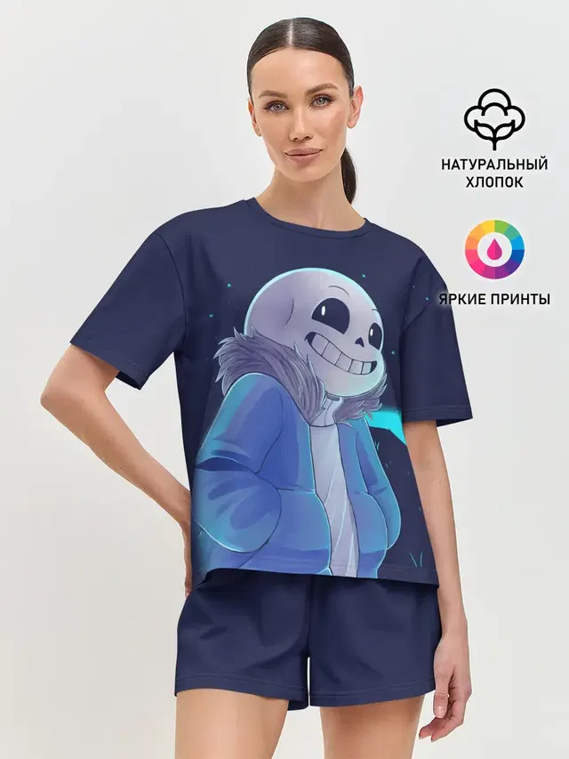 Женская пижама с шортами