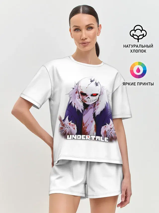 Женская пижама с шортами