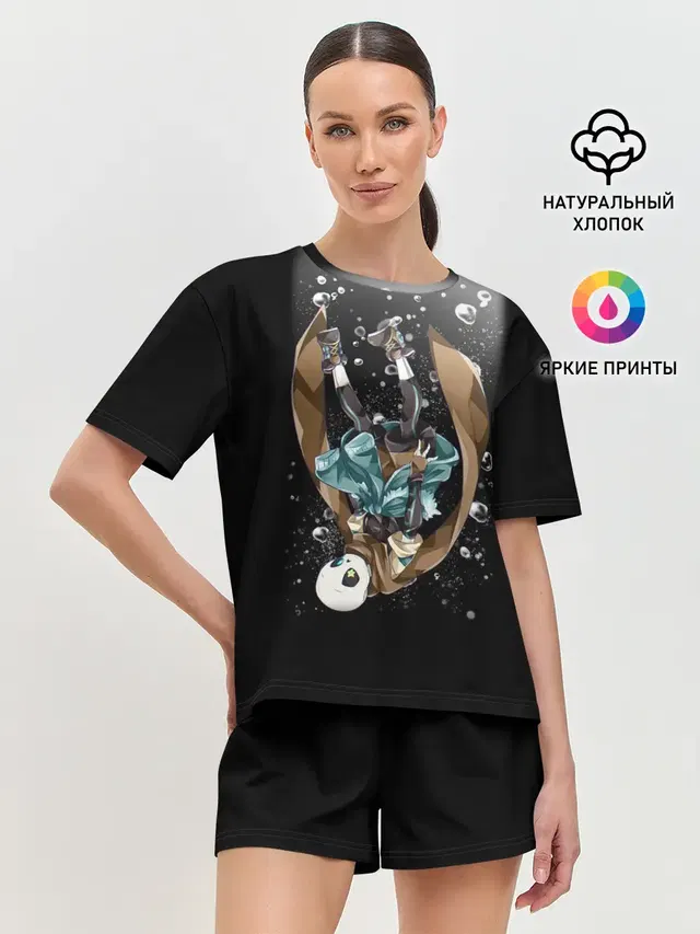 Женская пижама с шортами