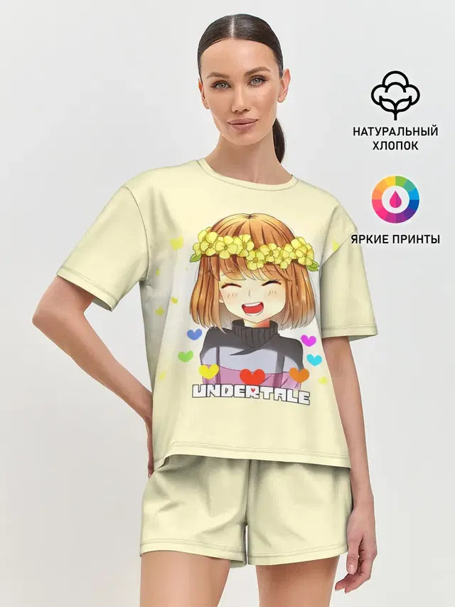Женская пижама с шортами