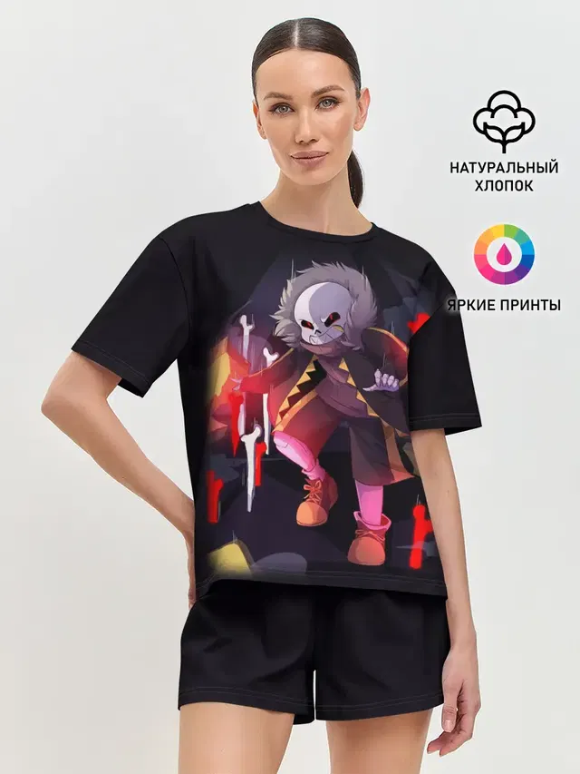 Женская пижама с шортами