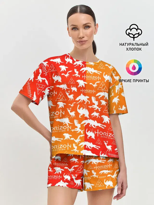 Женская пижама с шортами
