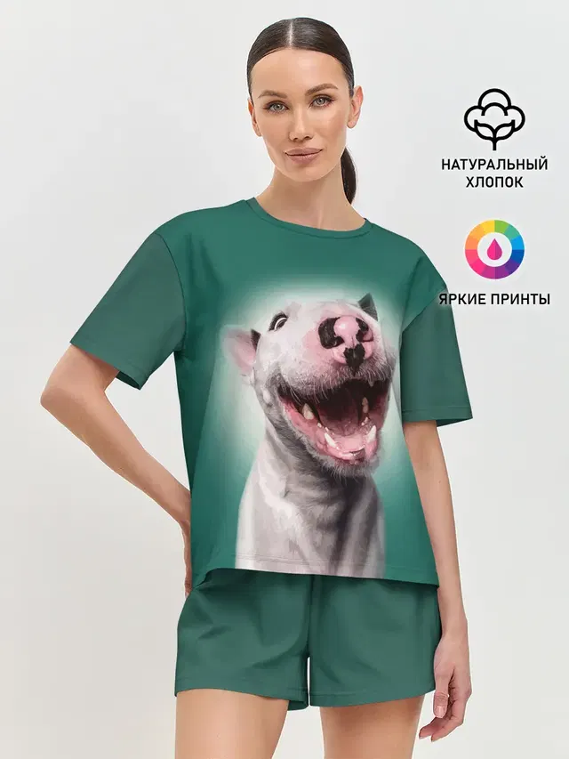 Женская пижама с шортами