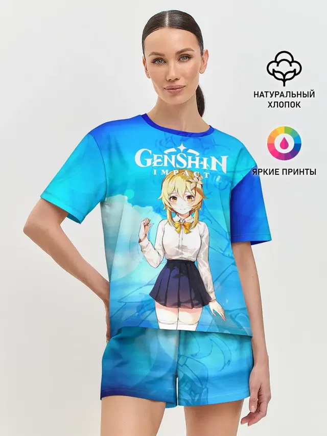 Женская пижама с шортами