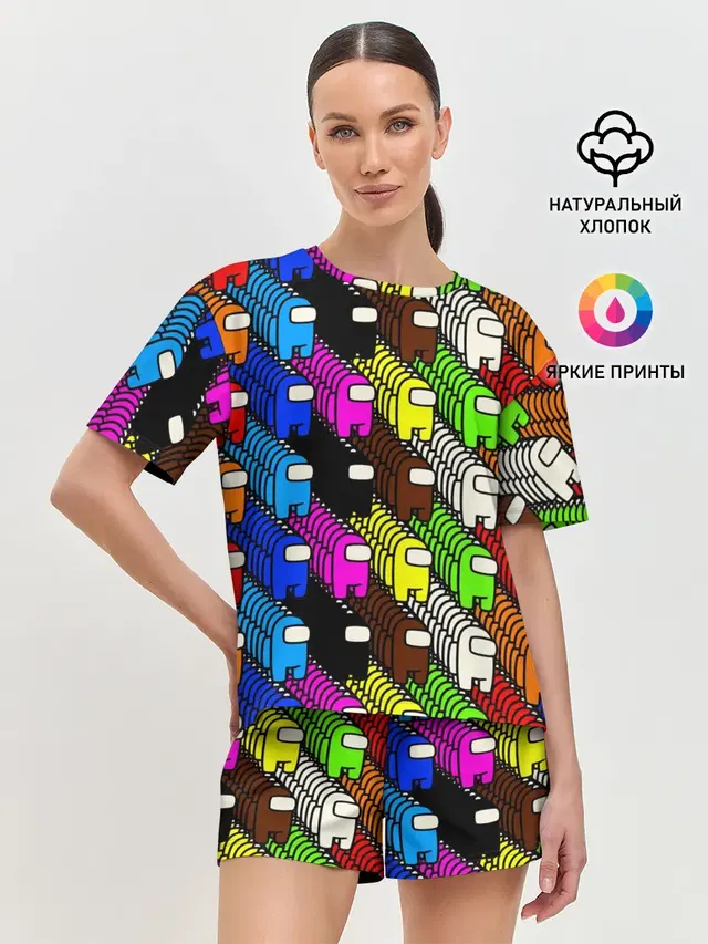 Женская пижама с шортами