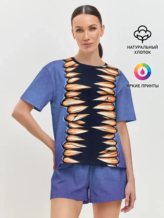 Женская пижама с шортами