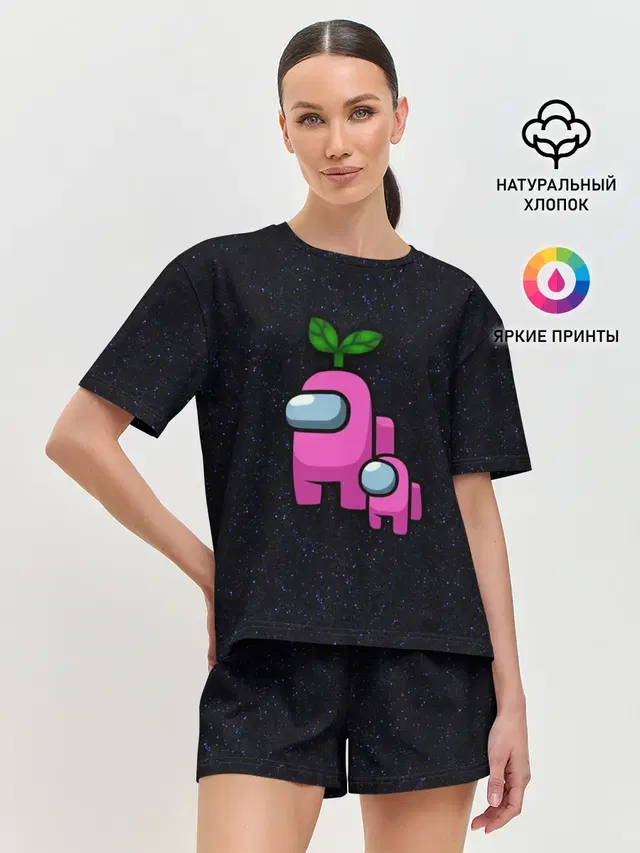 Женская пижама с шортами