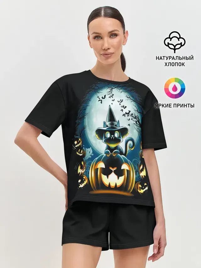Женская пижама с шортами