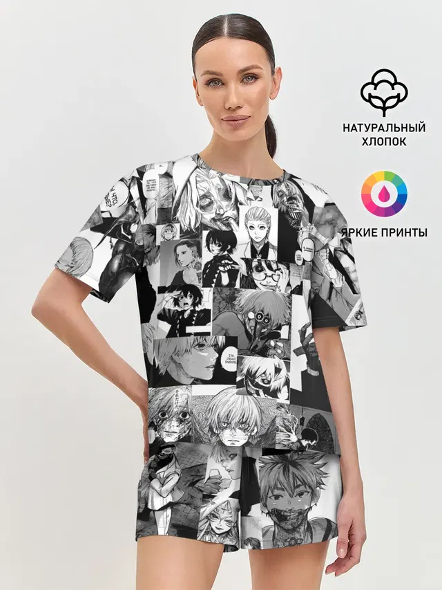 Женская пижама с шортами