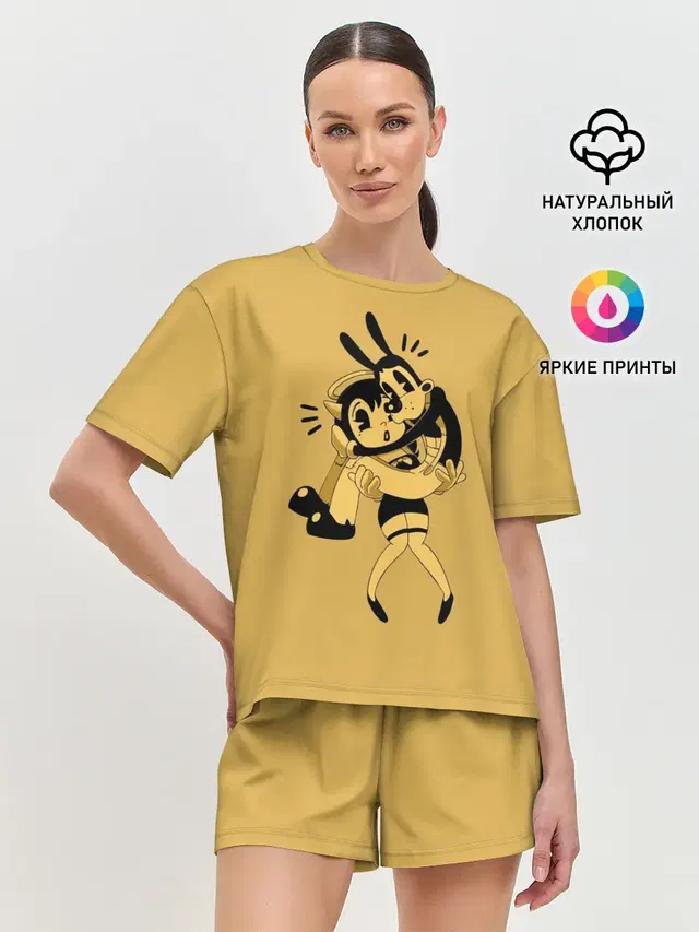 Женская пижама с шортами