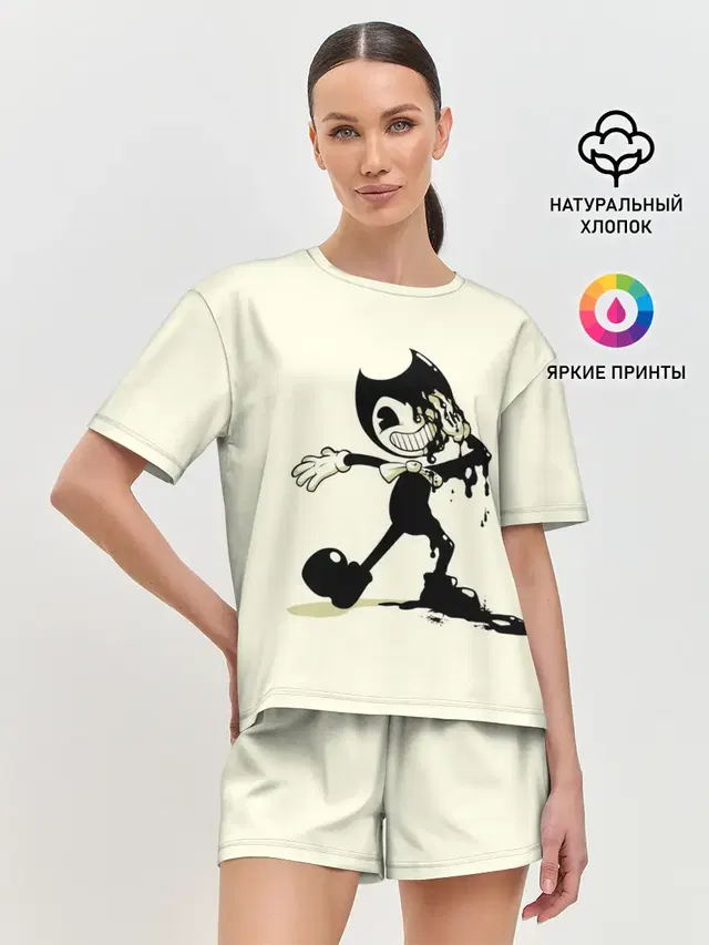 Женская пижама с шортами