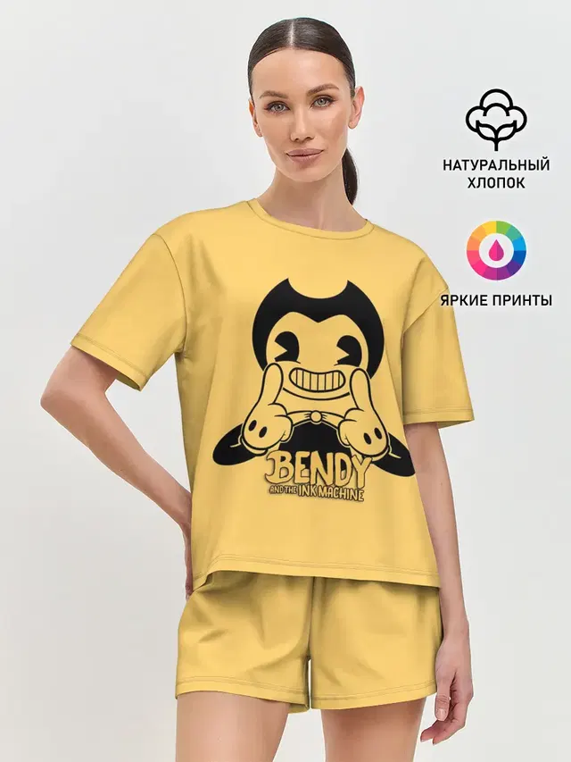 Женская пижама с шортами