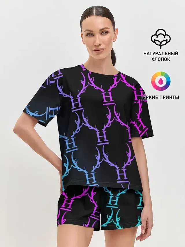 Женская пижама с шортами