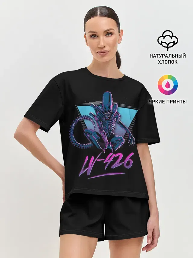 Женская пижама с шортами