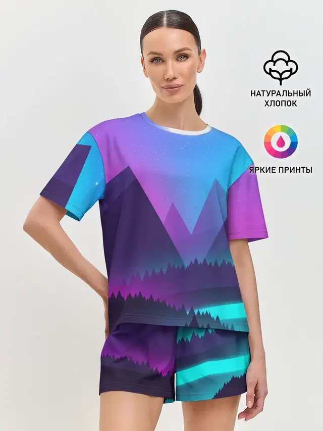 Женская пижама с шортами