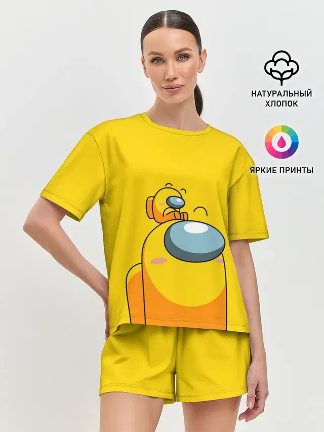 Женская пижама с шортами