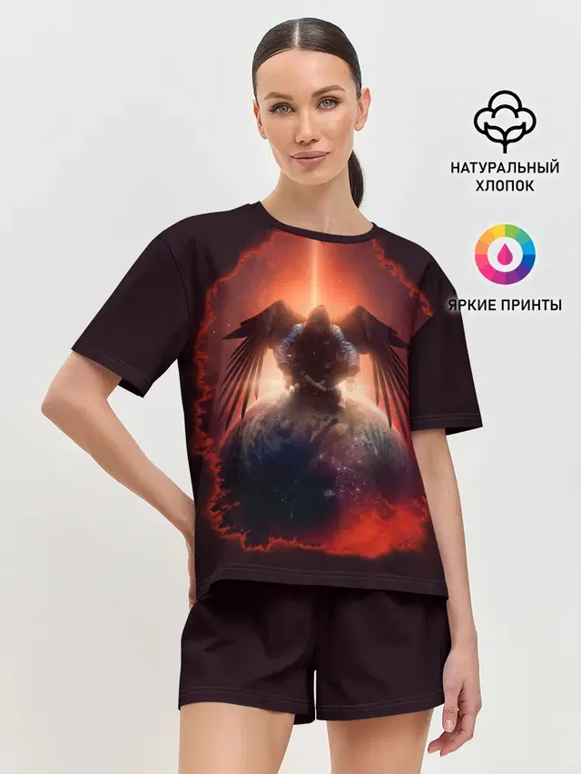 Женская пижама с шортами