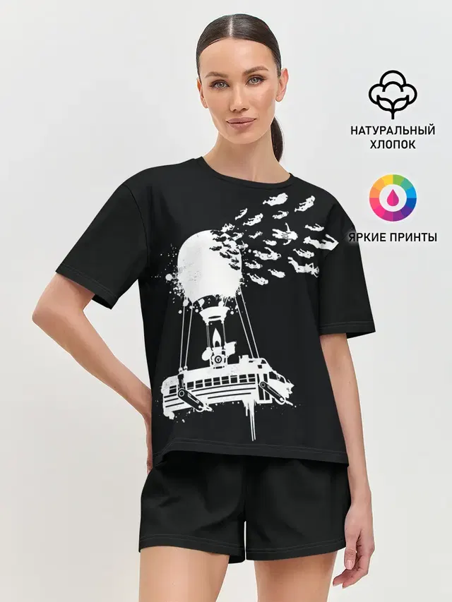 Женская пижама с шортами