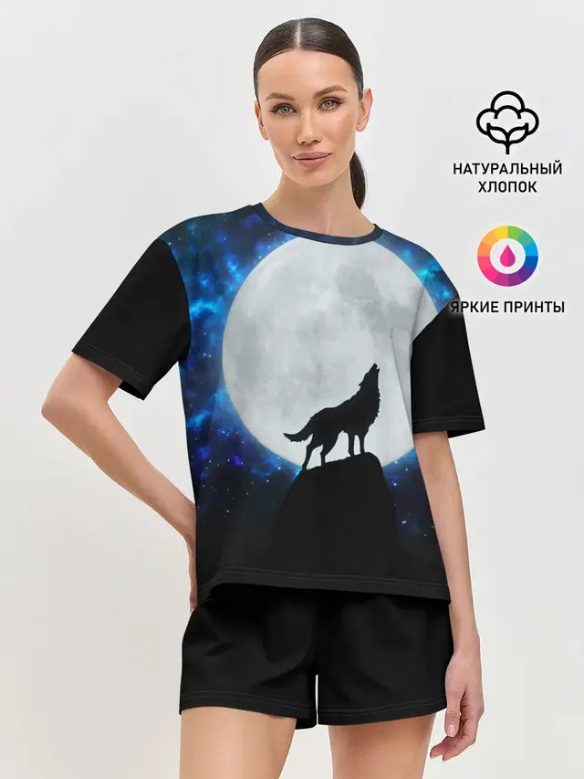 Женская пижама с шортами