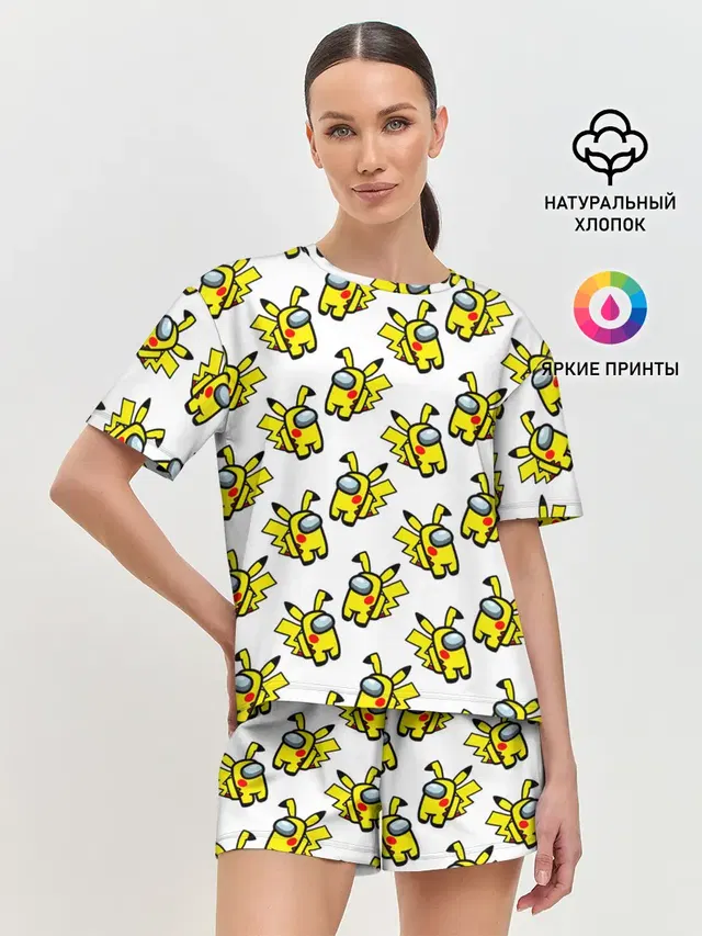 Женская пижама с шортами