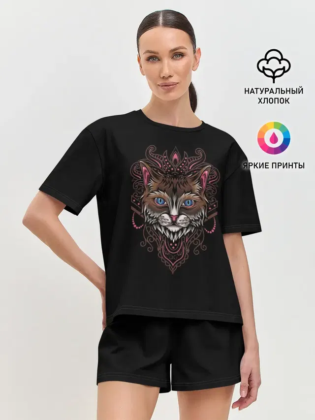 Женская пижама с шортами