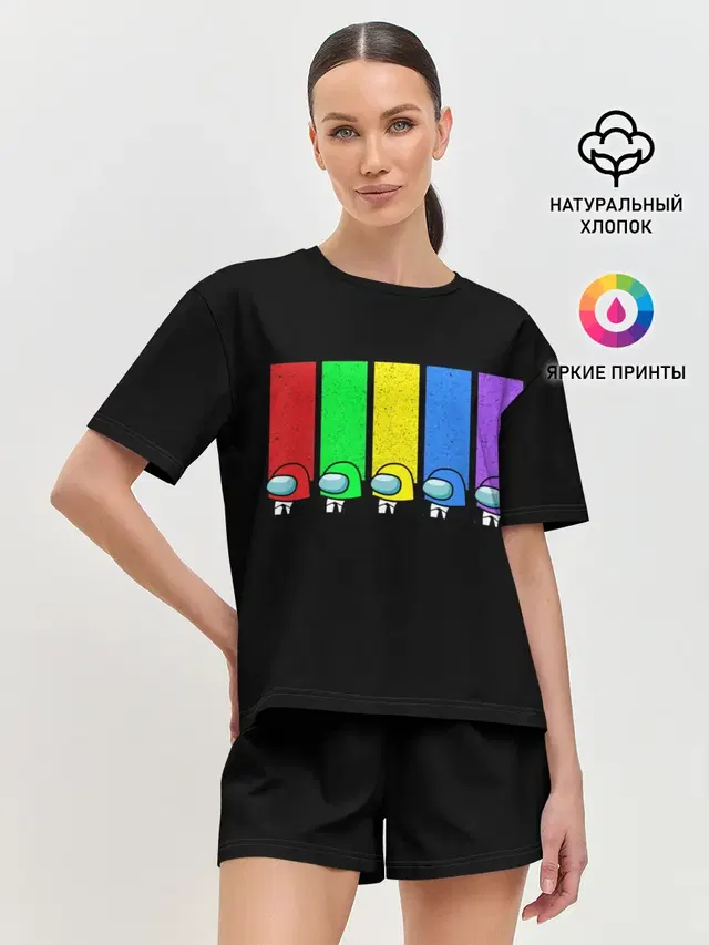Женская пижама с шортами